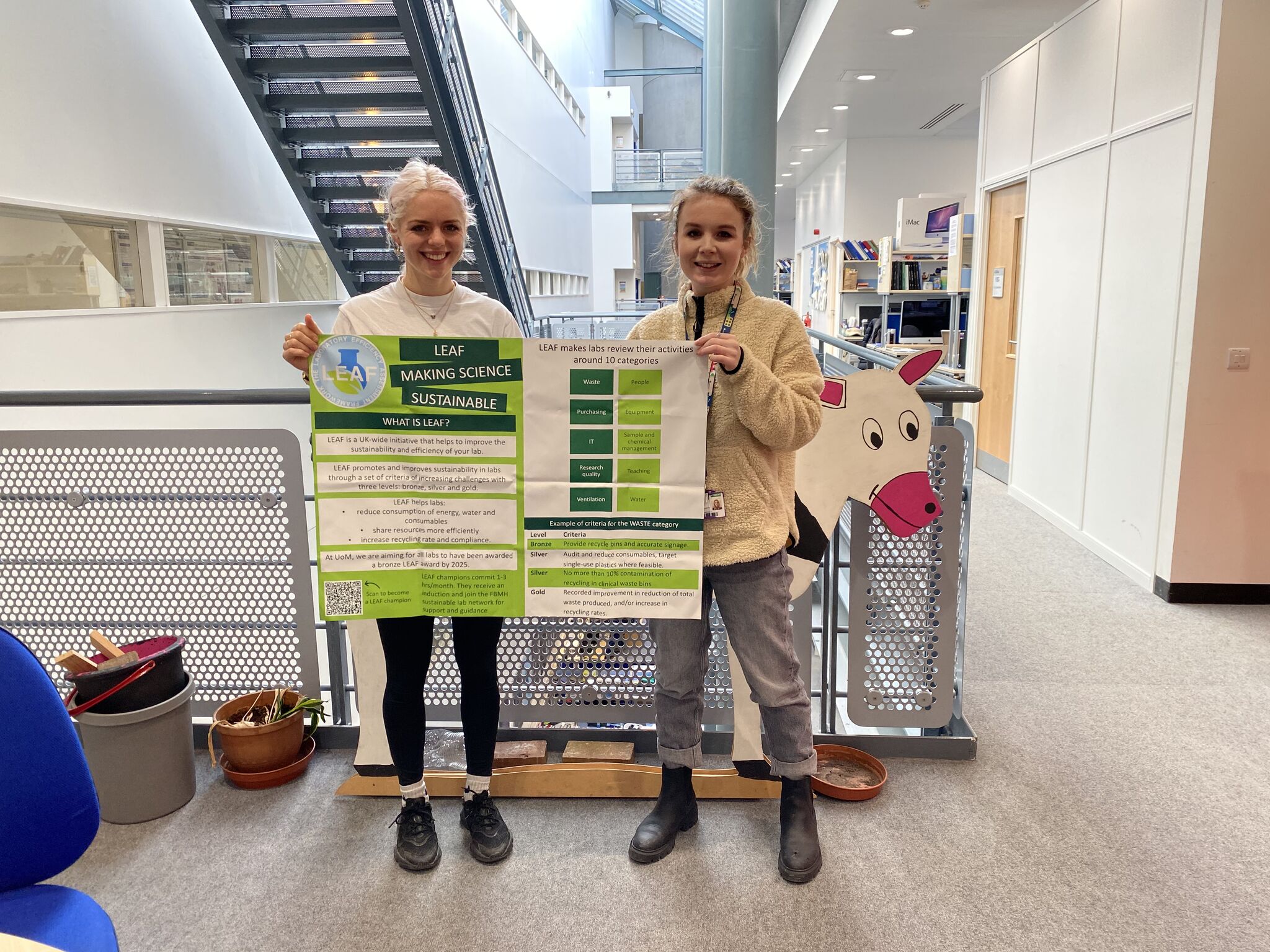 Outstanding labs win certification for environmental sustainability